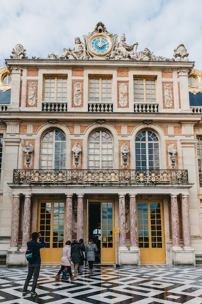 Città francese di Versailles Palazzo e museo di Versailles