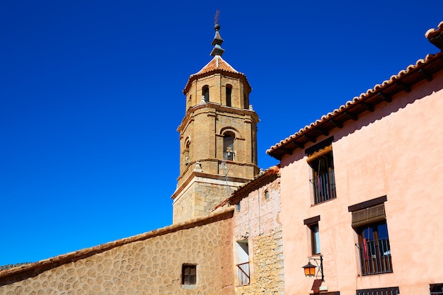 Città medievale di Albarracin a Teruel Spagna