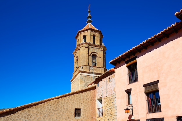 Città medievale di Albarracin a Teruel Spagna