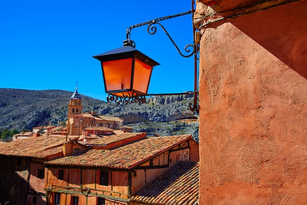 Città medievale di Albarracin a Teruel Spagna