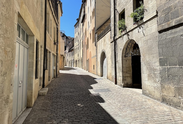 Città medievale di Dole in Francia durante il blocco covid