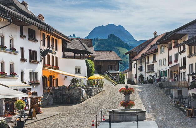 Città medievale di Gruyères Friburgo