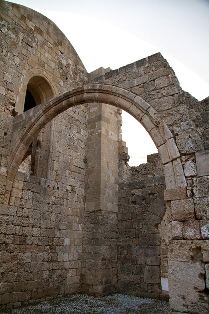 Città medievale di Rodi in Grecia