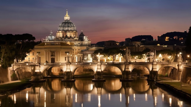 Città Rom di notte