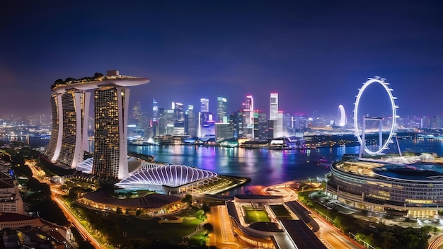 Città skyline di Singapore