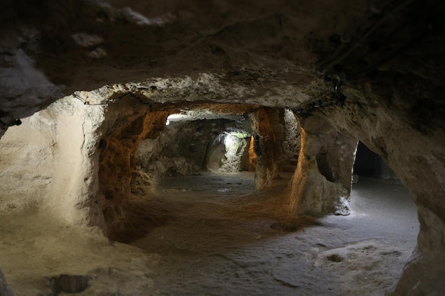 Città sotterranea di Derinkuyu in Cappadocia