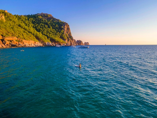 città storica di alanya, castello e vista sul mare