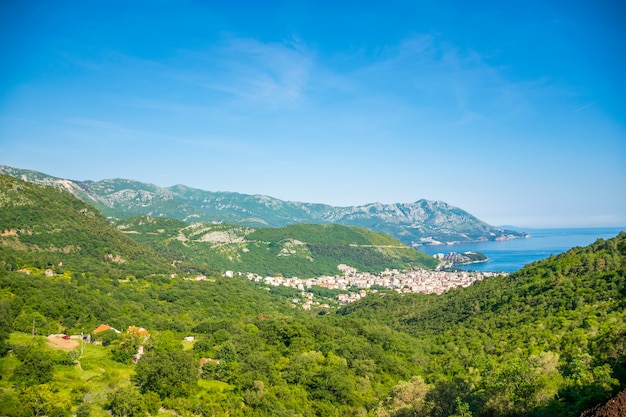 città turistica di Budva in Montenegro.