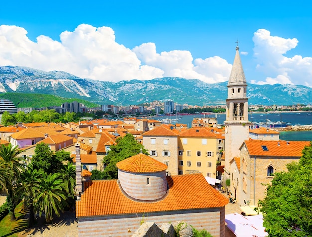 Città vecchia Budva sul mare Adriatico, Montenegro