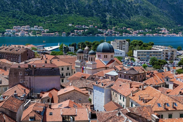 Città vecchia di Cattaro in Montenegro