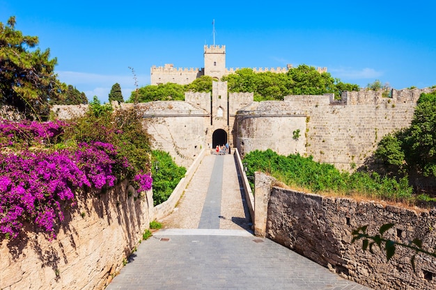 Città vecchia di Rodi in Grecia