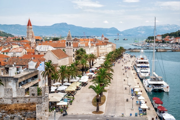 Città vecchia di Trogir in Dalmazia, Croazia, Europa.