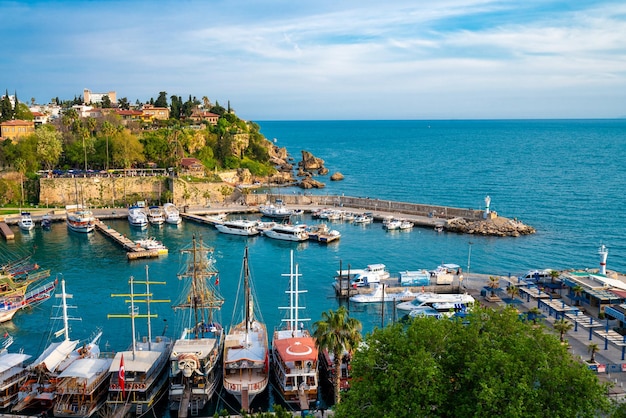 Città vecchia Kaleici ad Antalya in Turchia