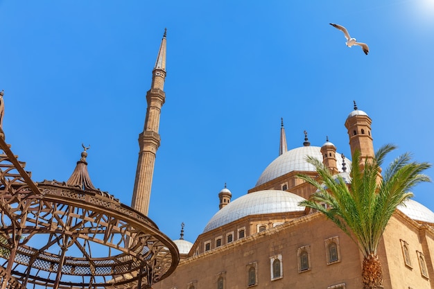 Cittadella del Cairo, vista della moschea, Egitto.