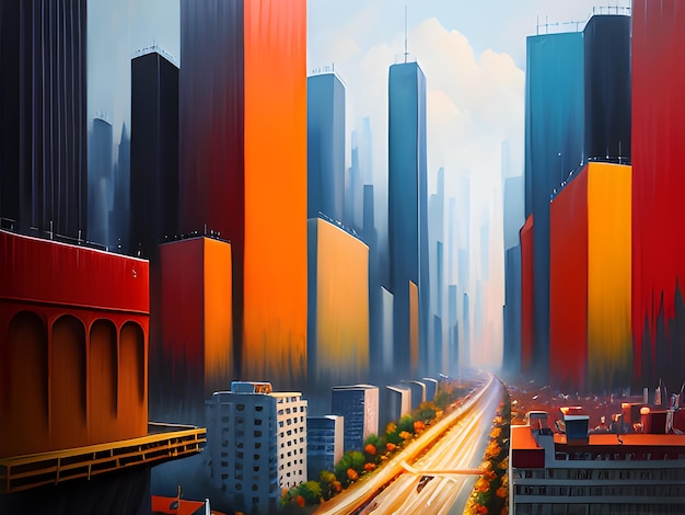 city_oil_painting_style