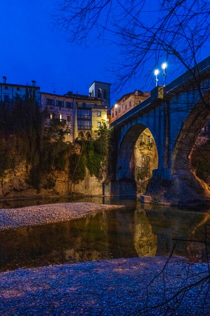 Cividale del friuli tramonto dal ponte dei diavoli