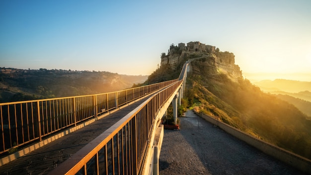 Civita di Bagnoregio, bellissimo centro storico in Italia.