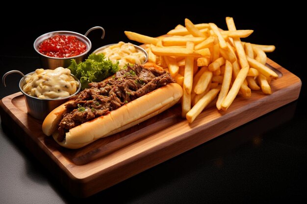 Classico Philly Cheesesteak Sandwich Combo Platter