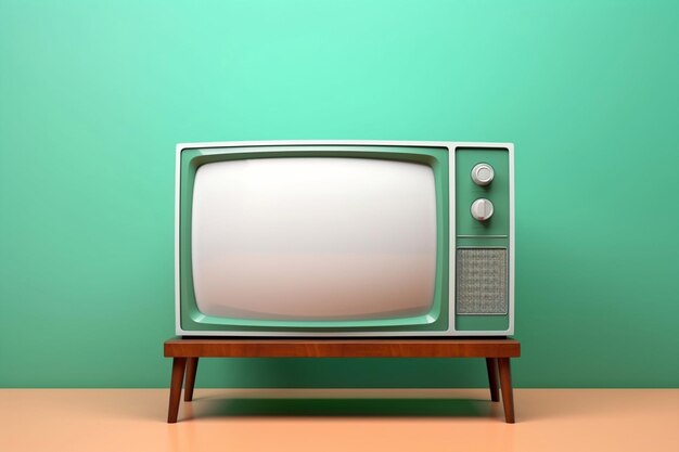 Classico programma televisivo intrattenimento tecnologia trasmissione oggetto video elettronico notizie schermo display tubo retrò vecchia televisione analogica sfondo vintage media antico