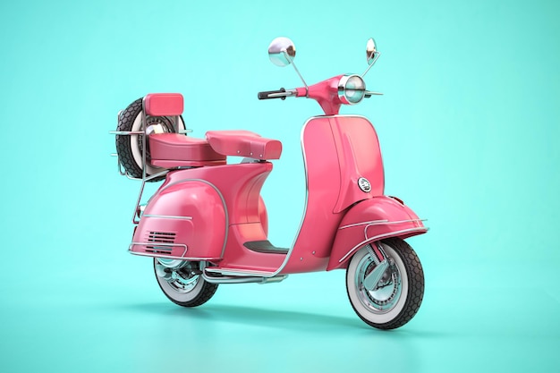 Classico scooter vintage moto o ciclomotore