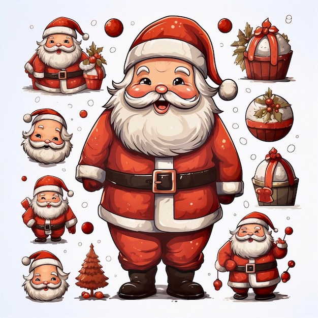 Clip art di Babbo Natale