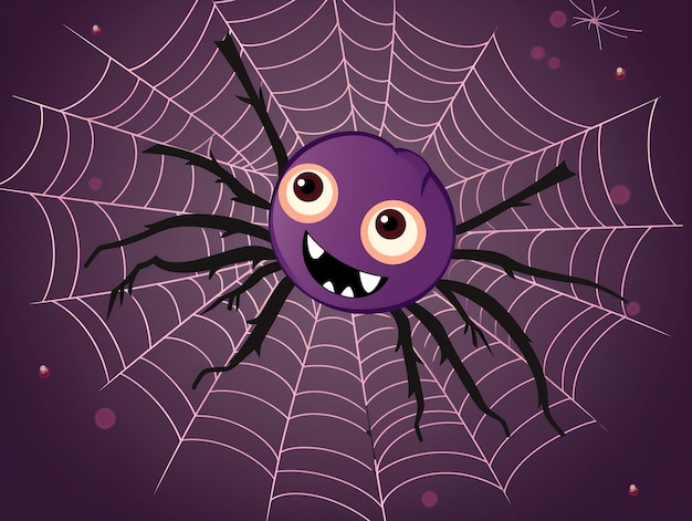 Clipart del ragno sorridente sul web