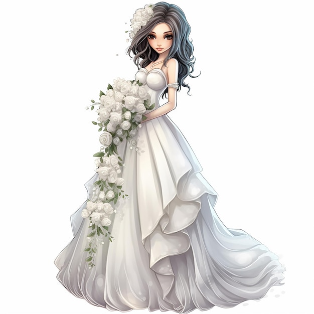 Clipart della sposa