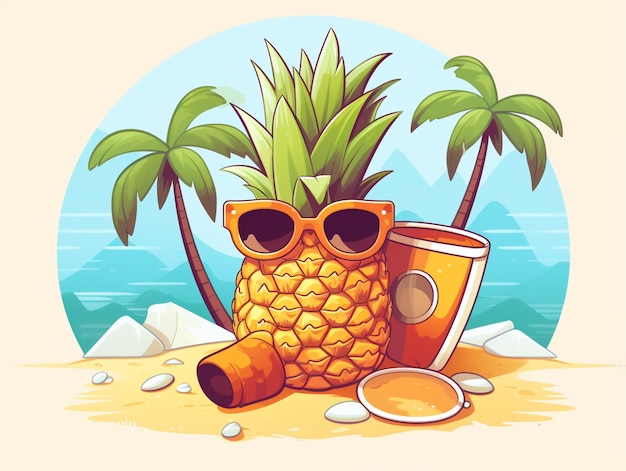 clipart di ananas