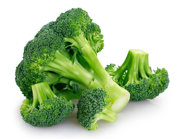 Close up Broccoli freschi isolati