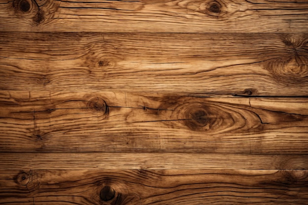 Close up del pavimento di legno che mostra il grano e i nodi nel legno