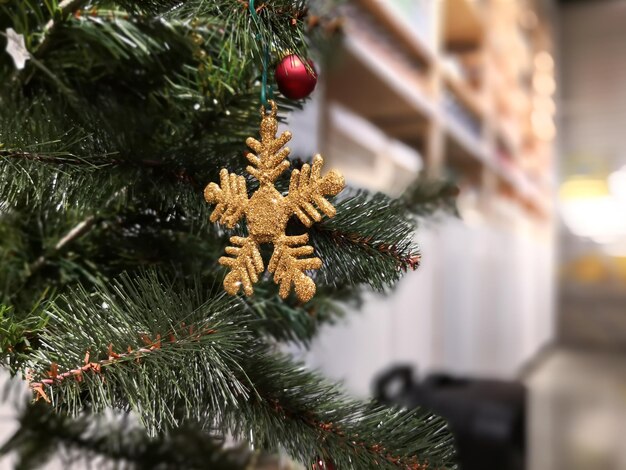 Close-up dell'albero di Natale