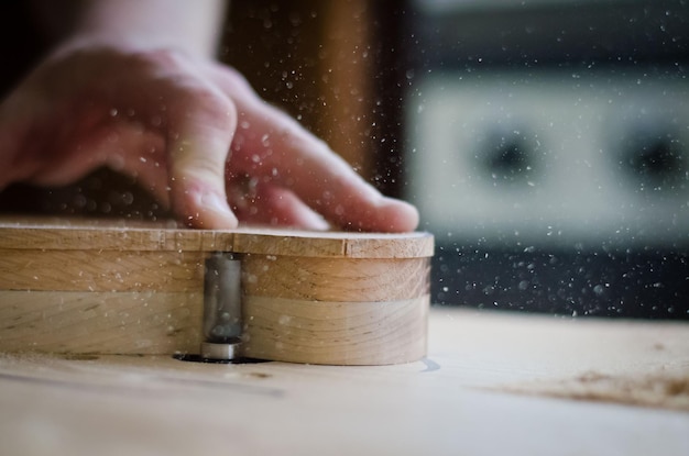 Close-up della modellazione di una chitarra