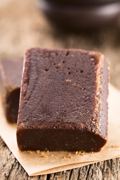 Close-up della torta sul tavolo
