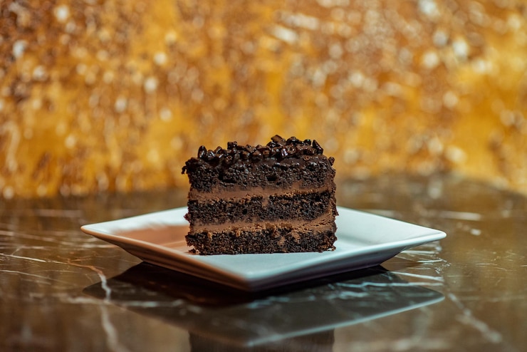 Foto close-up della torta sul tavolo