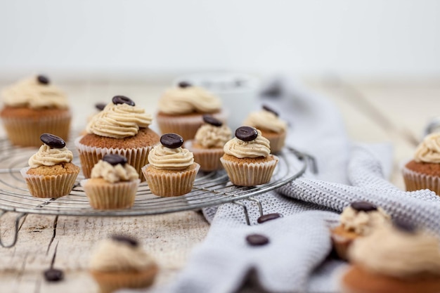 Close-up di cupcake sul tavolo