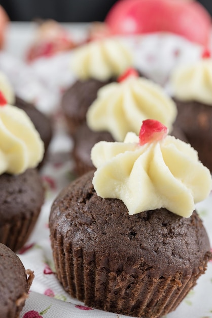 Close-up di cupcake sul tavolo