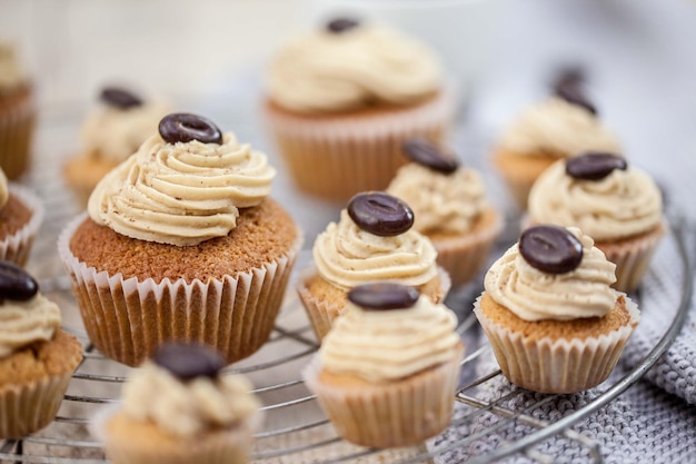 Close-up di cupcake sul tavolo