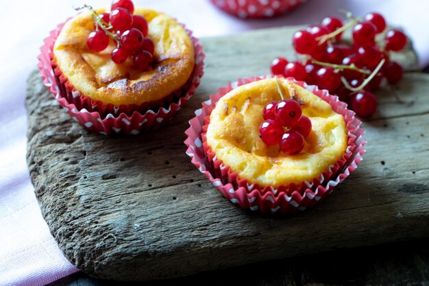 Close-up di cupcake sul tavolo