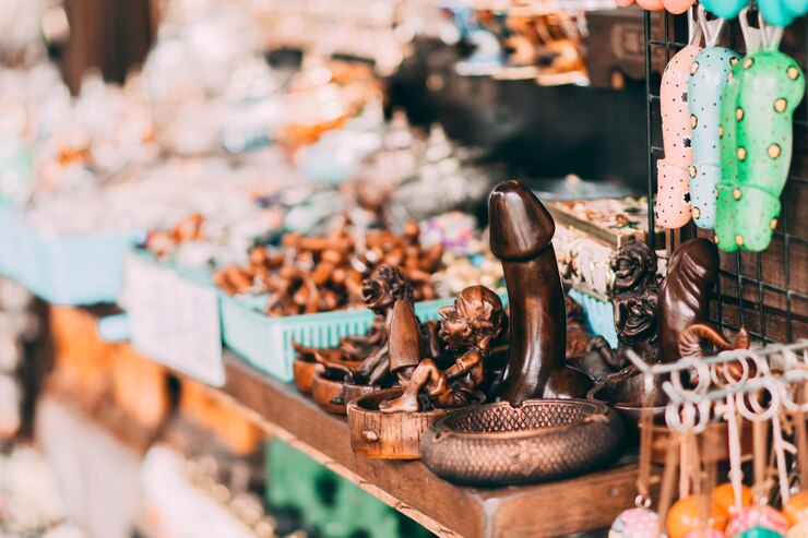 Foto close-up di esposto per la vendita nel mercato