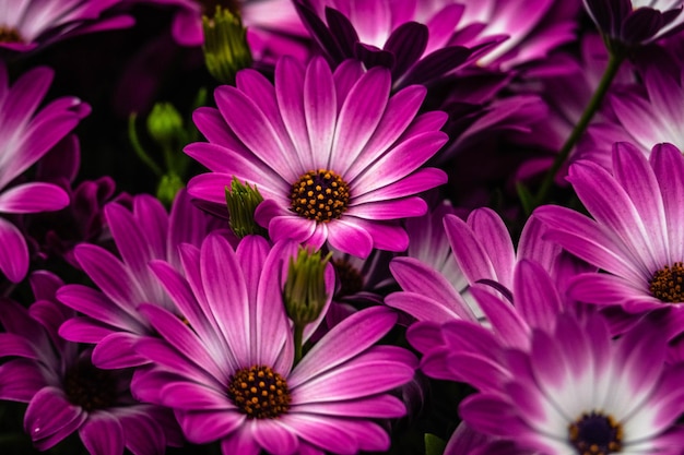 Close-up di fiori rosa