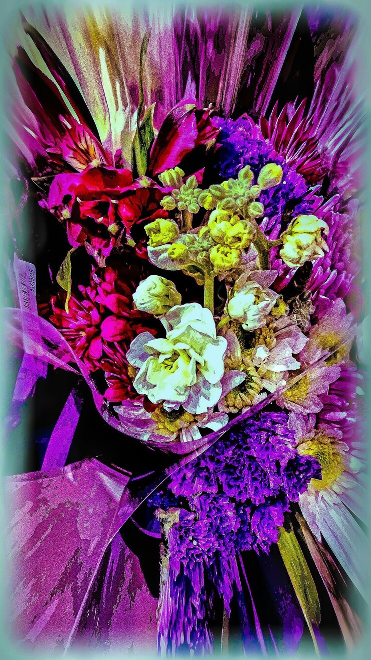 Foto close-up di fiori viola