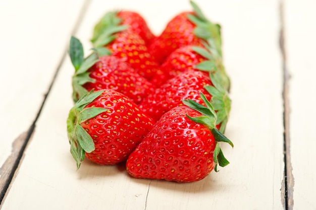Close-up di fragole su tavola