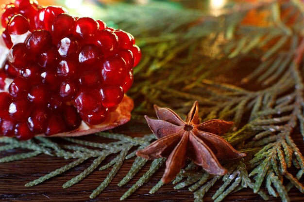 Close-up di fragole su tavola