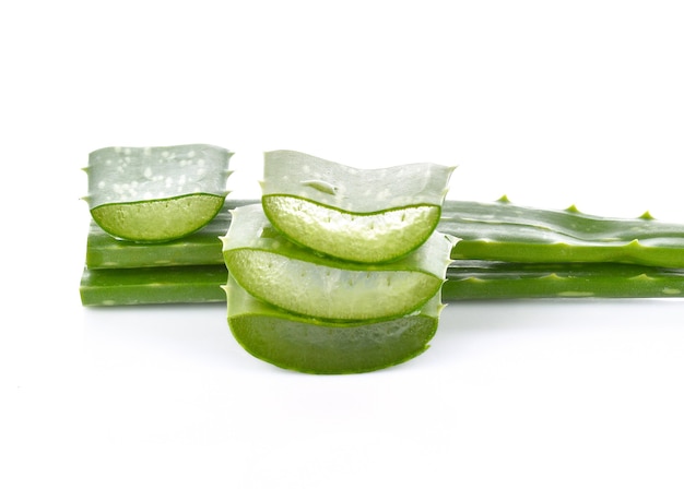 Close-up di fresco verde aloe vera