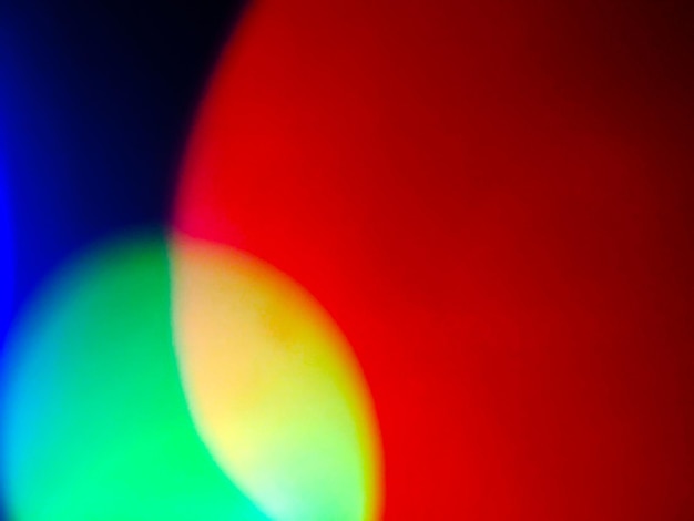 Close-up di luci multicolori