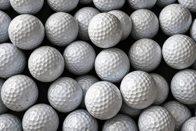 Close-up di palle da golf