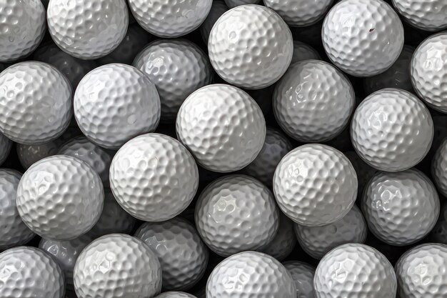 Close-up di palle da golf