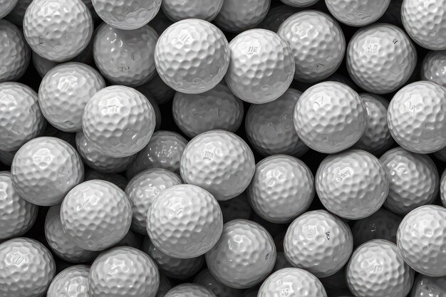 Close-up di palle da golf