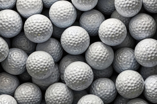 Close-up di palle da golf