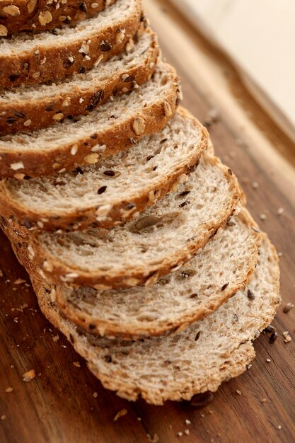 Close-up di pane fresco